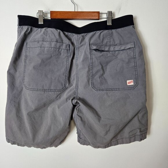 Duluth Trading Co Men's Size 36 Canyon Pull-On 9" Shorts Gray Organic Cotton UPF - Picture 3 of 8